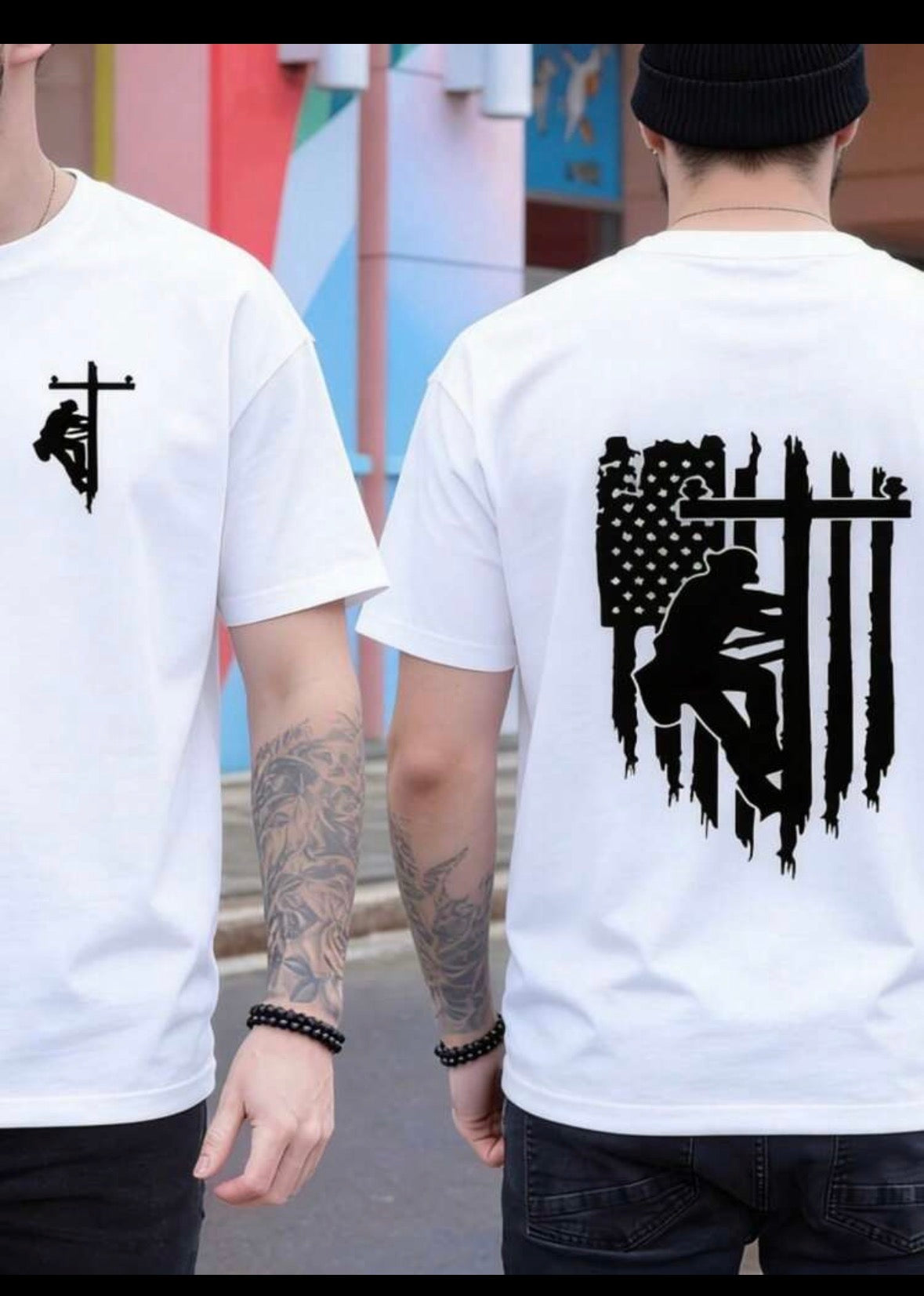 Lineman Cross mens shirt