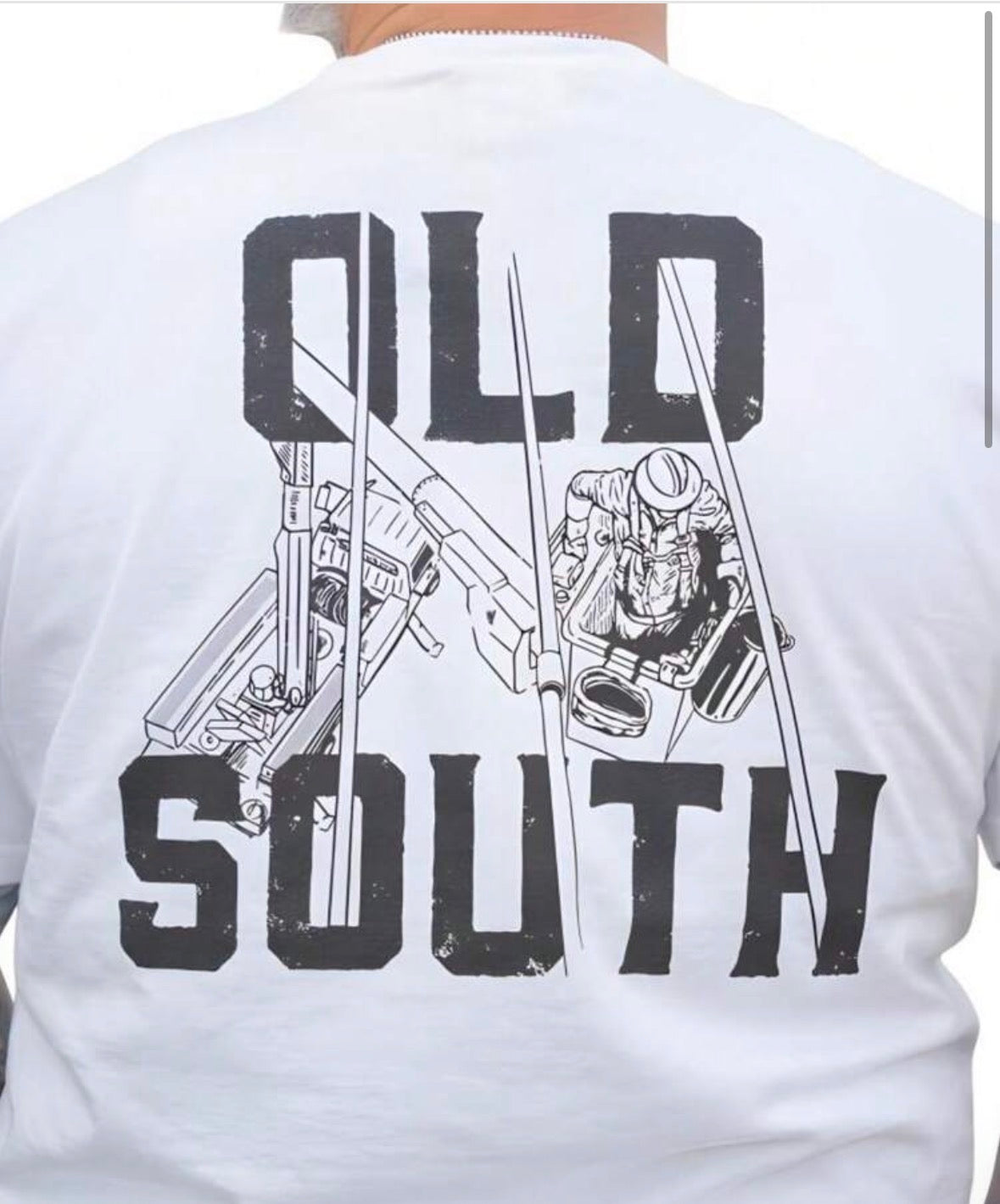 Old south lineman shirt